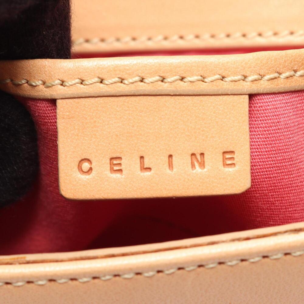 Celine C Macadam Shoulder Bag/Handbag, Suede Leather, Women's, Pink/Beige - Picture 4 of 10